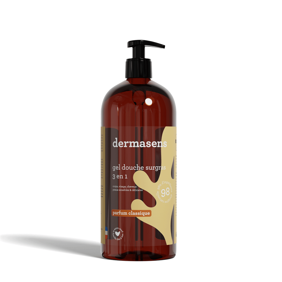 Gel douche surgras 3 en 1 Classique 1L Dermasens