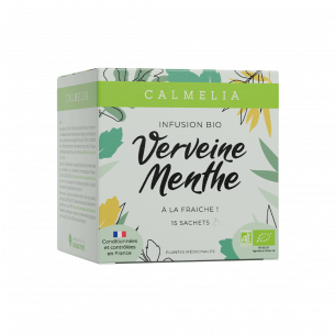 Infusion verveine menthe bio - 15 infusettes Calmelia