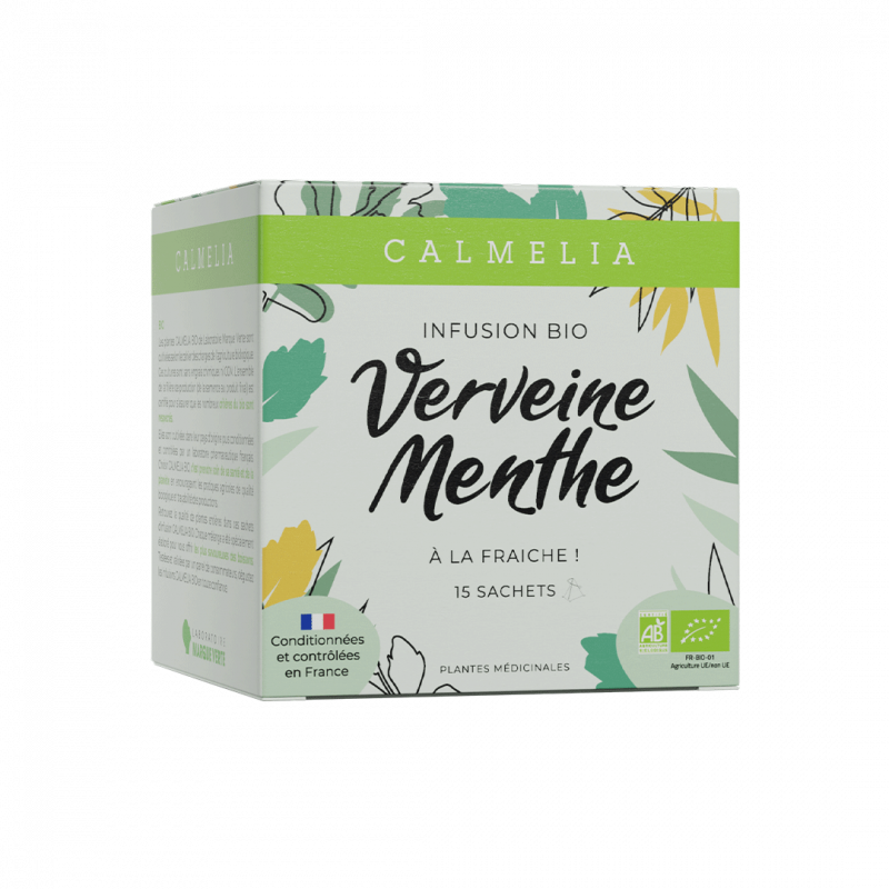 Infusion verveine menthe bio - 15 infusettes Calmelia