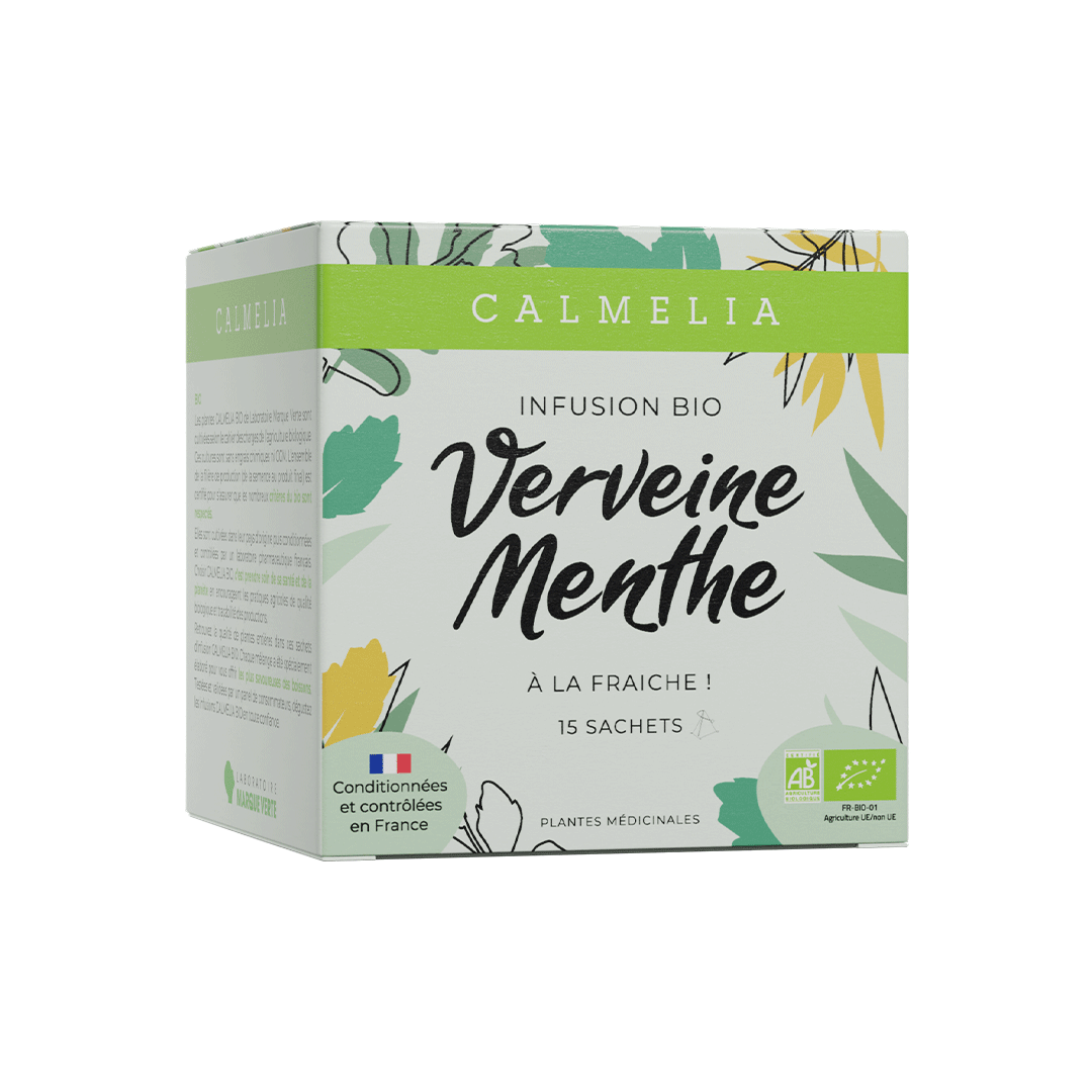 Infusion verveine menthe bio - 15 infusettes Calmelia